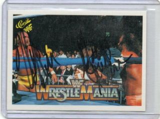 Randy Savage / Hulk Hogan 1990 Classic Dual Autograph Hand Signed Rare