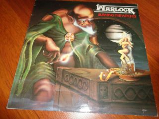 Warlock ‎– Burning The Witches.  Org,  1984.  (ex Doro).  Very Rare First Press