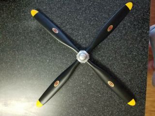 Top Flite 1:7 P47 Scale Propeller.  Custom Paint And Decals.  Rare
