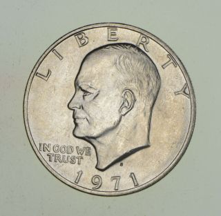 Specially Minted S Mark 1971 - S 40 Eisenhower Silver Dollar Rare 685