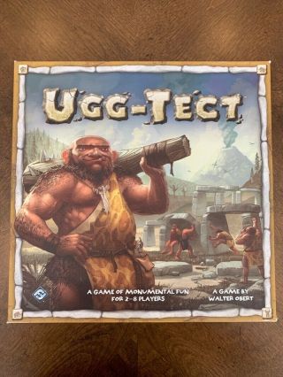 Ugg - Tect Board Game Out Of Print Oop Rare 100 Complete