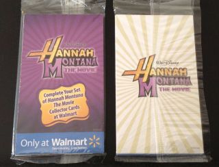 Disney Hannah Montana The Movie Promo Card Set of 4 in Pack (Very Rare) 2