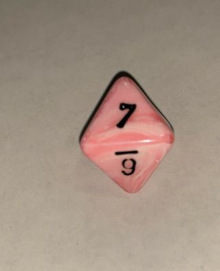 Crystal Caste Ice Cream Pink D8 Rare And Oop Dice