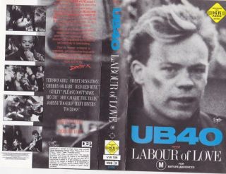Ub 40 Labour Of Love Vhs Pal A Rare Find