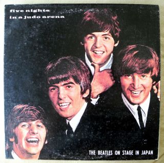 The Beatles Five Nights In A Judo Arena Nr Rare Live Tokyo 1966 Private Lp