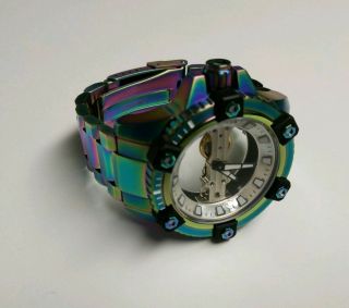 Invicta Mens Watch 26488 Limited Edition Stainless Steel Neo Chrome Rainbow Rare