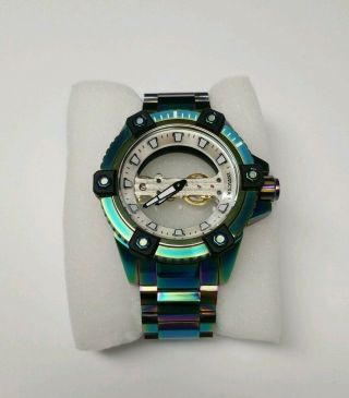 Invicta Mens Watch 26488 Limited Edition Stainless Steel Neo Chrome Rainbow Rare 2