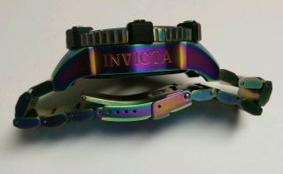 Invicta Mens Watch 26488 Limited Edition Stainless Steel Neo Chrome Rainbow Rare 4