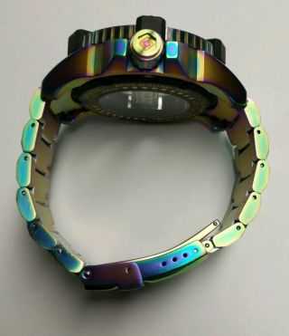 Invicta Mens Watch 26488 Limited Edition Stainless Steel Neo Chrome Rainbow Rare 5