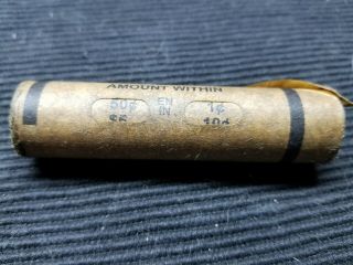 Obw Wheat Penny Roll 1909 Wheat End Roll ( ((very Old)) ) Very Rare