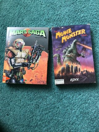 The Movie Monster And Mars Saga Commodore 64 Cib Rare