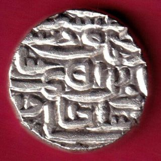 Jaunpur Sultan - One Tanka - Rare Billon Coin V16