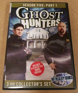 Ghost Hunters - Season 5: Part 1 - Dvd,  3 Disc - Rare Collector 