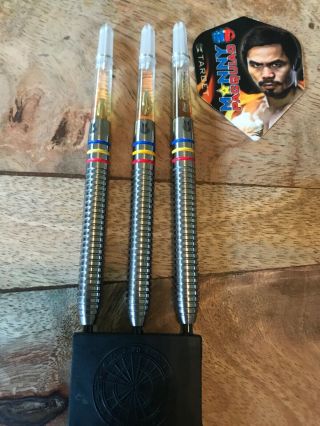 Target 22 Gm Steel Tip Darts Manny Pacqiao Edition Rare