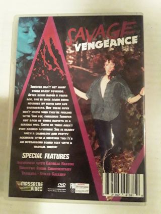 Savage Vengeance DVD rare slasher horror exploitation sov gore massacre video 2