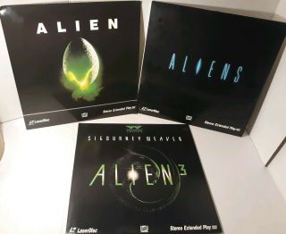 Alien Aliens Aliens 3 Series - Laserdisc Vintage Rare Laser Disc Horror Thriller