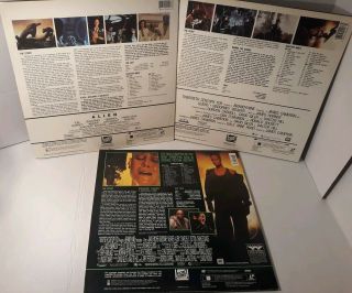 Alien Aliens Aliens 3 Series - Laserdisc Vintage Rare Laser Disc Horror Thriller 2