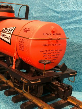 Aristo - Craft ART - 41302 Hooker Chemicals Single - Dome Tank Car G - Scale Tanker Rare 6