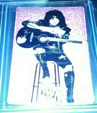 KISS RARE METAL CARD SET OF 5 FROM ARGENTINA NM 4