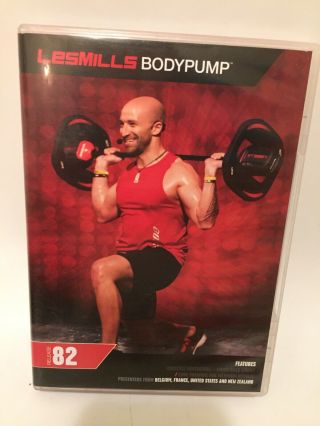 Les Mills Body Pump 82 Dvd & Cd Set Workout Exercise Fitness Rare 2 Disc Set Dvd