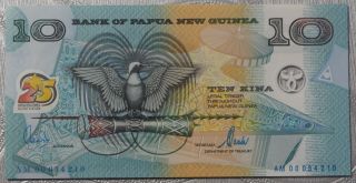 10 Kina 2000 Papua Guinea Rare