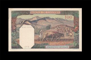 1942 French Algeria 100 Francs Africa Rare ( (ef, ))