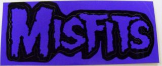 Rare Purple Misfits Vinyl Decal Sticker Die Cut Danzig 10 " X 3 "