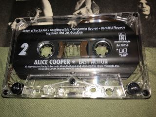 Alice Cooper - Easy Action Cassette Tape Rare Like Rhino 1989 4