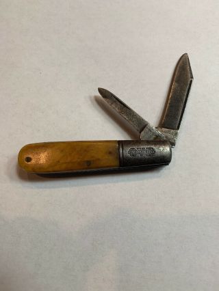 Rare Vintage Hibbard Spencer Bartlett Ovb 2 Blade Pocket Knife