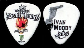 Five Finger Death Punch = Rare/htf " Ivan Moody " Signature Guitar Pick