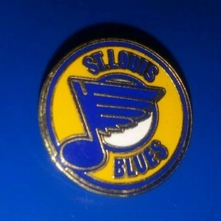 Vintage Nhl St.  Louis Blues Hockey Team Logo Collectible Pin Authentic Rare