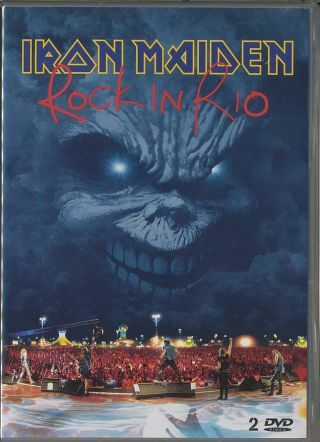 Iron Maiden : Rock In Rio (dvd,  2002,  2 - Disc Set,  Emi - Sanctuary Visual) Rare