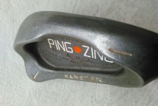 RARE Karsten PING ZING Orange dot 1 iron (Single) PING steel shaft,  PING Grip Right 2