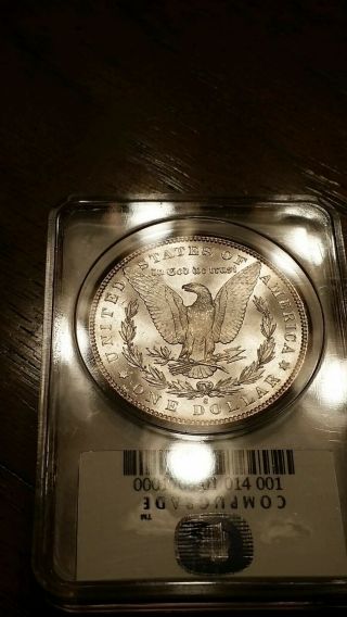 Compugrade - 1881 - S Morgan Silver Dollar - Rarely Offered and Collectible slab 4