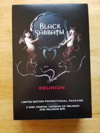 Black Sabbath Reunion Limited Edition Promotional Package Rare 2 Cds,  1 Vhs