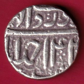Mughals - Mohd.  Akbar - Ahmedabad - One Rupee - Rare Silver Coin Bi4