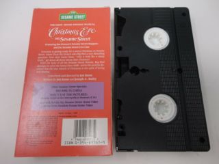 Sesame Street On Christmas Eve VHS Video Tape Musical 1987 Big Bird Rare VTG 2