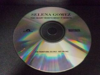 THE HEART WANTS WHAT IT WANTS by SELENA GOMEZ - Rare Collectible Promo CD Single 3