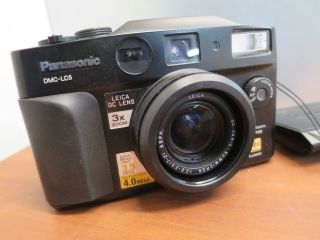 Rare Panasonic Lumix Dmc - Lc5 Digital Camera,  Leica Dc Lens