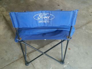 One Rare Ford Bronco Folding Camping Chair W/ Bag - Vintage Bronco Camp Chair