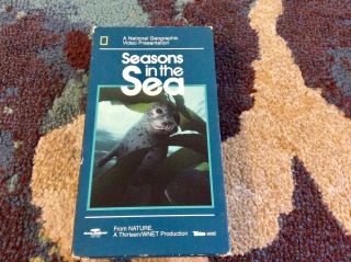 Seasons In The Sea Vhs National Geographic 1990 Rare