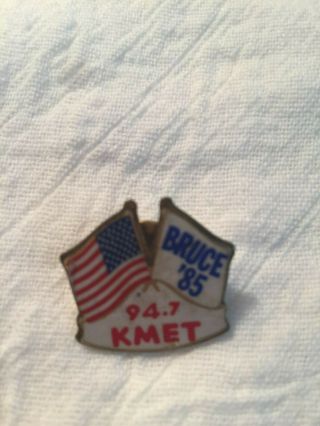 Rare Vintage Kmet Bruce Pin 1985
