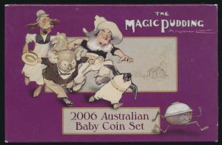 Australia 2006 Baby Proof Set " Magic Pudding " Rare Cat $150