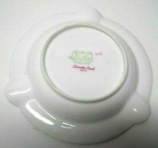 4 Piece Shelley Dainty Pink Cup & Saucer Set,  includes rare ashtray 8