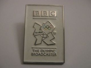 Rare Old 2012 Olympic Games London Bbc Metal Press Pin Badge