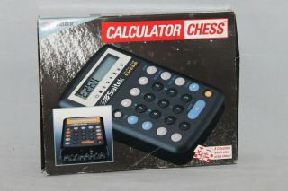 Vintage 1992 Rare Saitek Calculator Chess