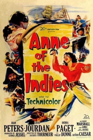 Anne Of The Indies Rare Classic Dvd 1951 Jean Sellers