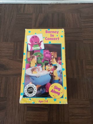 Barney In Concert Vhs 1991 Rare