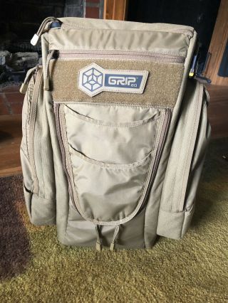 Grip Eq Cs Disc Golf Bag Backpack Sand Rare