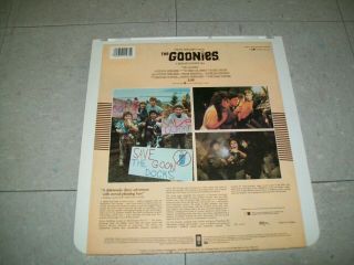 The Goonies CED Videodisc RARE 2